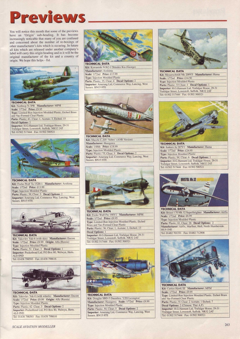 Scale Aviation Modeller International 1996-05